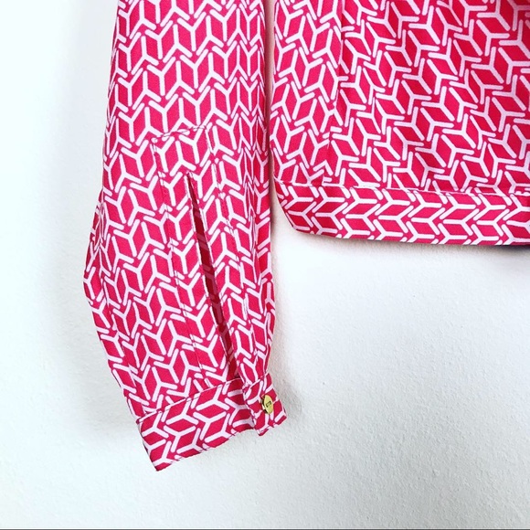 Worthington Coral Faux Wrap Long Sleeved Blouse MP - Picture 4 of 8